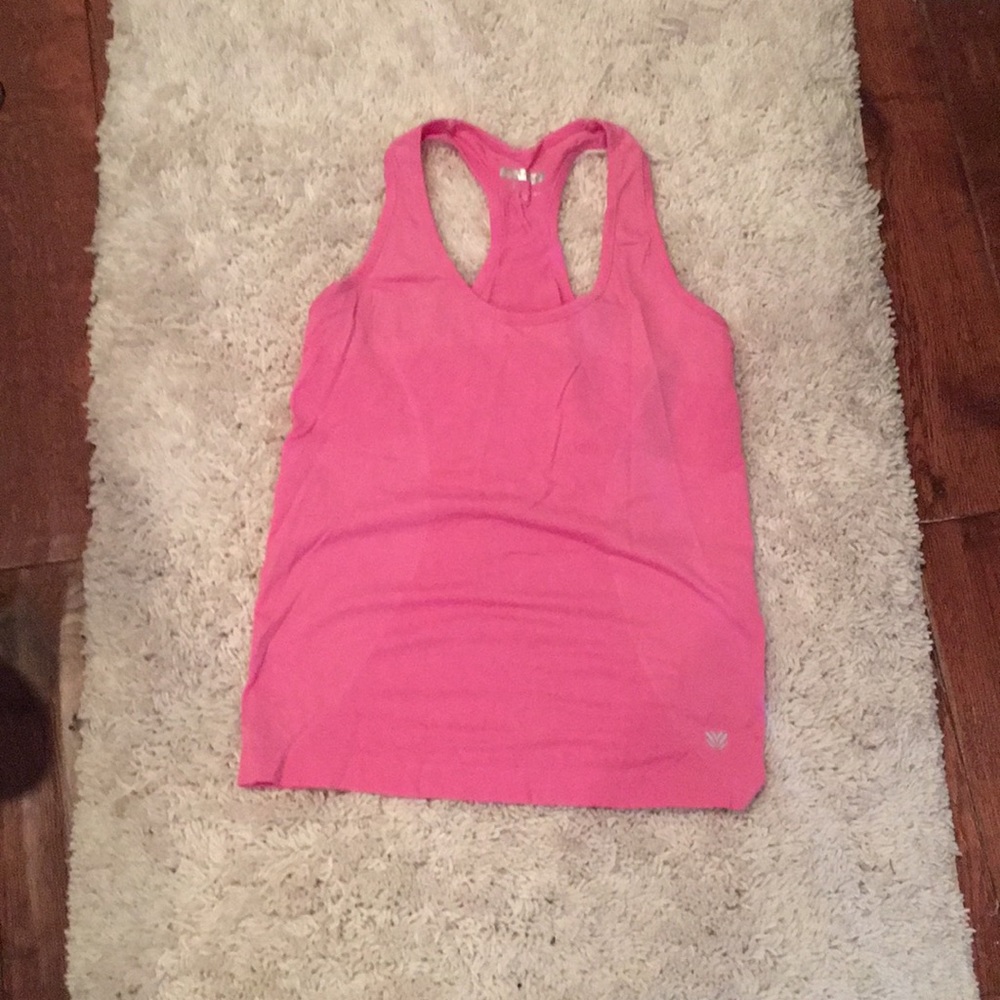 Forever 21 pink racer back athletic tank top